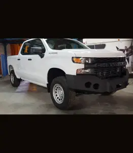 Iron Bull Bumpers - Iron Bull Front Bumper for Chevy (2019-21) 1500 Silverado, Parking Sensor Cutouts Available - Image 2