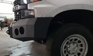 Iron Bull Bumpers - Iron Bull Front Bumper for Chevy (2019-21) 1500 Silverado, Parking Sensor Cutouts Available - Image 5