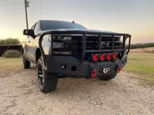 Iron Bull Bumpers - Iron Bull Front Bumper for Chevy (2019-21) 1500 Silverado, Parking Sensor Cutouts Available - Image 15