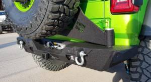 Iron Bull Bumpers - Iron Bull Rear Bumper for Jeep (2019-23) Wrangler JL, Parking Sensor Cutouts Available - Image 2