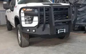 Iron Bull Bumpers - Iron Bull Front Bumper for Chevy (2020-23) 2500/3500 Heavy Duty Silverado, Parking Sensor Cutouts Available - Image 12