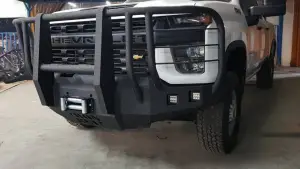 Iron Bull Bumpers - Iron Bull Front Bumper for Chevy (2020-23) 2500/3500 Heavy Duty Silverado, Parking Sensor Cutouts Available - Image 13