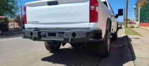 Iron Bull Bumpers - Iron Bull Rear Bumper for Chevrolet (2020-25) 2500/3500 Heavy Duty Silverado, Parking Sensor Cutouts Available - Image 7