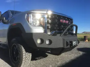 Iron Bull Bumpers - Iron Bull Front Bumper for GMC (2020-23) Sierra 2500/3500, Parking Sensor Cutouts Available - Image 3