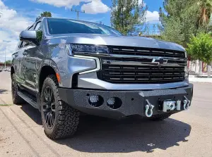 Iron Bull Bumpers - Iron Bull Front Bumper for Chevy (2021-24) Tahoe, Parking Sensor Cutouts Available - Image 3