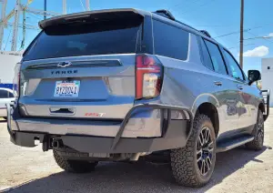 Iron Bull Bumpers - Iron Bull Rear Bumper for Chevy (2021-24) Tahoe, Parking Sensor Cutouts Available - Image 9