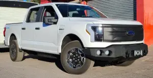 Iron Bull Bumpers - Iron Bull Front Bumper for Ford (2022-25) F-150 Lightning, Parking Sensor Cutouts Available - Image 4