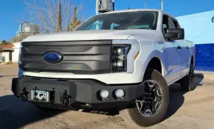 Iron Bull Bumpers - Iron Bull Front Bumper for Ford (2022-25) F-150 Lightning, Parking Sensor Cutouts Available - Image 6