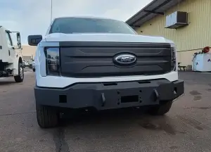 Iron Bull Bumpers - Iron Bull Front Bumper for Ford (2022-25) F-150 Lightning, Parking Sensor Cutouts Available - Image 8