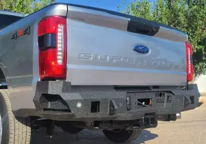 Iron Bull Bumpers - Iron Bull Rear Bumper for Ford (2023-26) F-250/F-350 Super Duty, Parking Sensor Cutouts Available - Image 3