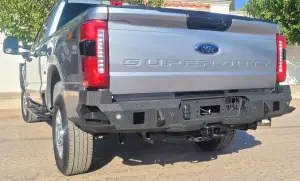 Iron Bull Bumpers - Iron Bull Rear Bumper for Ford (2023-26) F-250/F-350 Super Duty, Parking Sensor Cutouts Available - Image 4