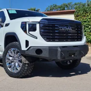 Iron Bull Bumpers - Iron Bull Front Bumper for GMC (2022-25) Sierra 1500, Parking Sensor Cutouts Available (Diesel Compatible) - Image 1