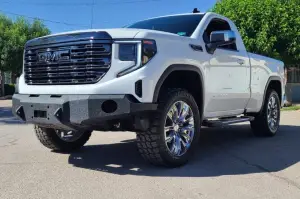 Iron Bull Bumpers - Iron Bull Front Bumper for GMC (2022-25) Sierra 1500, Parking Sensor Cutouts Available (Diesel Compatible) - Image 3