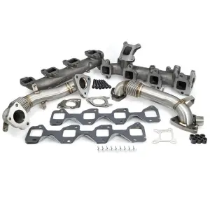 Pacific Performance Engineering - PPE High-Flow Exhaust Manifold and Up-Pipe Kit for Chevy/GMC (2017-26) 6.6L Duramax (Black Ceramic Coating) - Image 2