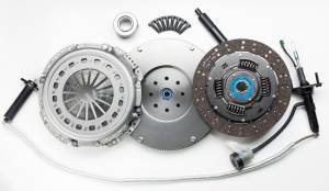 South Bend Single Disc HD Series Clutch for Dodge/Ram (2005.5-18) 5.9L/6.7L Cummins w/ 6 Speed G56 Trans., 450HP, 900 ft. lbs. (Organic, Stage 2, Daily Plus) w/ Hydraulic Assembly