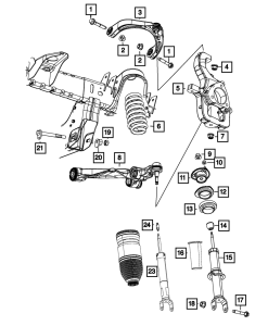 Mopar Front Coil Spring Kit for Ram (2019-26) 1500 (Front)