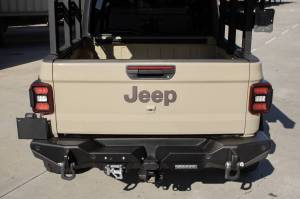 Smittybilt - Smittybilt XRC Gen 3 Rear Winch Bumper for Jeep (2020-26) Gladiator JT, Textured Black - Image 3