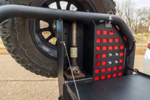 Smittybilt - Smittybilt Defender Hitch Mounted Swing-Out Tire Carrier - Image 16