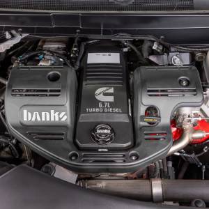 Banks Power - Banks Engine Cover w/ Revolver Billet Oil Cap for Ram (2007.5-24) 6.7L Cummins w/out EGR (Special Bracket Included, Only fits Banks Monster-Ram) - Image 2