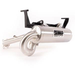 HMF Racing - HMF Exhaust Systems for Can-Am (2023-26) Outlander 700, Titan Quiet Series, Slip On Application, Gun Metal, Billet Endcap - Image 9