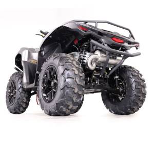 HMF Racing - HMF Exhaust Systems for Can-Am (2023-26) Outlander 700, Titan Quiet Series, Slip On Application, Gun Metal, Billet Endcap - Image 2