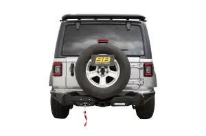 Smittybilt XRC Gen 3 Rear Winch Bumper for Jeep (2018-26) Wrangler JL/JLU, Textured Black