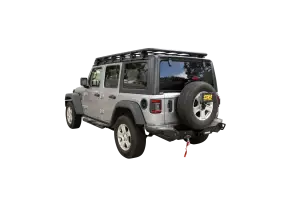 Smittybilt - Smittybilt XRC Gen 3 Rear Winch Bumper for Jeep (2018-26) Wrangler JL/JLU, Textured Black - Image 2