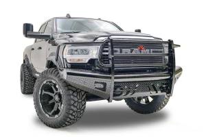 Fab Fours - Fab Fours HD Black Steel Front Bumper for Ram (2019-24) 2500/3500/4500/5500, w/ Full Guard - Image 3