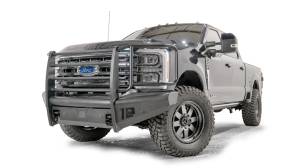 Fab Fours Elite Front Bumper for Ford (2023-26) F-250/F-350/F-450/F-550,  w/ Full Grill Guard