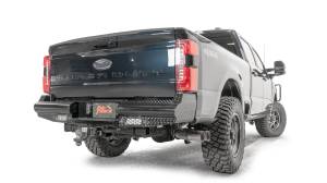 Fab Fours Black Steel Rear Bumper for Ford (2023-26) F-250/F-350/F-450/F-550 Super Duty