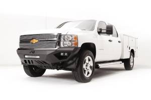 Fab Fours - Fab Fours HD Vengeance Front Bumper for Chevy (2011-14) 2500HD/3500HD Silverado, w/ No Guard - Image 2
