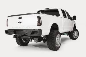 Fab Fours Vengeance Sensor Rear Bumper for Ford (2011-16) F-250/F-350/F-450/F-550 Super Duty