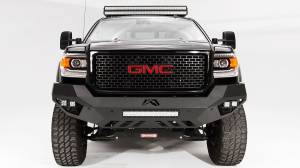 Fab Fours HD Vengeance Front Bumper for GMC (2011-14) 2500HD/3500HD Sierra, w/ No Guard