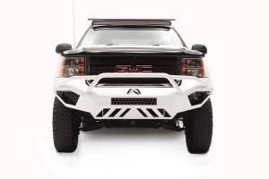 Fab Fours HD Vengeance Front Bumper for GMC (2011-14) 2500HD/3500HD Sierra, w/ Pre-Runner Bar (Black Powdercoat)