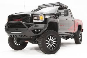 Fab Fours - Fab Fours HD Vengeance Front Sensor Bumper for GMC (2015-19) 2500HD/3500HD Sierra, w/ Pre-Runner Guard - Image 2