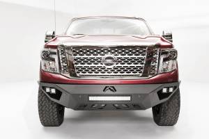 Fab Fours Vengeance Front Sensor Bumper for Nissan (2016-24) Titan XD