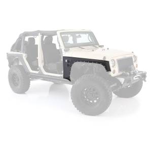 Smittybilt - Smittybilt XRC Armor Front Fenders for Jeep (2007-18) Wrangler JK/JKU, Textured Black - Image 4