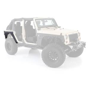 Smittybilt - Smittybilt XRC Armor Rear Corner Guards for Jeep (2007-18) Wrangler JKU, 4 Door, Textured Black - Image 3