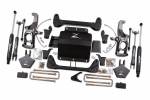 Zone Offroad 5" Suspension Lift Kit, Chevy,GMC (2011-18) 2500/3500 (W/ Factory mount top overloads)