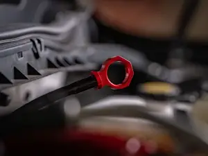 SPE Motorsport - SPE Motorsport Oil Dip Stick for Ford (2017-22) 6.7L Power Stroke (Billet, Red) - Image 2