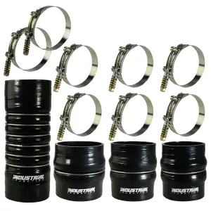 Industrial Injection - Industrial Injection CAC Boot Kit for Dodge/Ram (2007.5-09) 6.7L Cummins (Black) - Image 1
