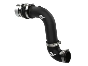 aFe Power BladeRunner 3 Inch Aluminum Cold Charge Pipe Kit for Ford (2023-26) F-250/F-350 Power Stroke V8-7.3L [td] (Black)