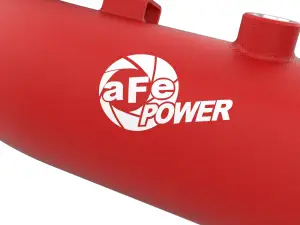 aFe - aFe Power BladeRunner Aluminum Hot and Cold Charge Pipe Kit for Ford (2023-26) F-250/F-350 Power Stroke V8-7.3L [td] (Red) - Image 4