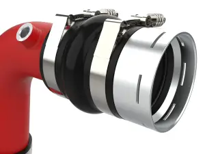 aFe - aFe Power BladeRunner Aluminum Hot and Cold Charge Pipe Kit for Ford (2023-26) F-250/F-350 Power Stroke V8-7.3L [td] (Red) - Image 6