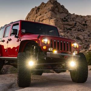 Baja Designs - Baja Designs S1 Knuckle Pods Light Kit for Jeep (2007-18) JK Wrangler (Clear Lens) - Image 4