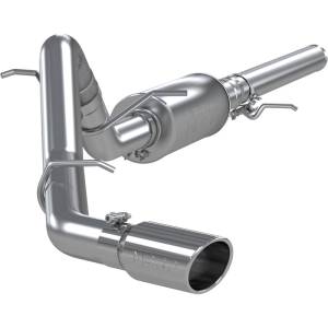 MBRP Aluminized Steel 3" Cat Back Single Side Exit for 2019 Chevrolet/GMC 1500 Silverado/ Sierra 4.3L V6, 5.3L V8 Limited (LD) - One-piece driveshaft only - S5080AL