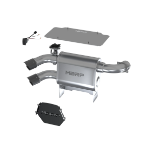 MBRP Dual-Out, Active Exhaust for Can-AM (2019-21) Maverick Turbo R