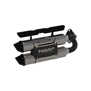 MBRP Stacked Dual Slip-on, Performance Series for Polaris (2018-23) RZR XP 1000