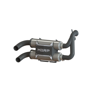 MBRP Stacked Dual Slip-on, Performance Series for Polaris (2016-25) RZR 900 - All Models
