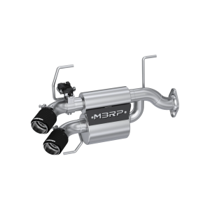 MBRP Slip-on Stacked, Dual Out, Active Exhaust for Polaris (2024-26) Xpedition